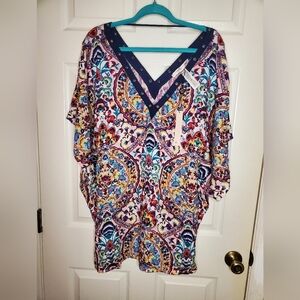 Nanette Lepore Festival Folkloric Coverup NWT